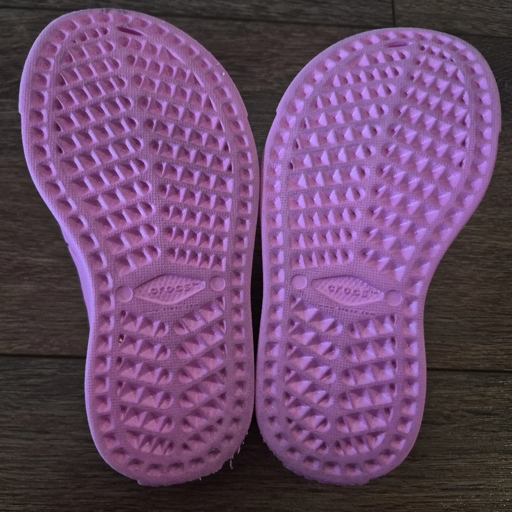 NEW Crocs Pink Citilane Roka Slip On Shoes Kids Sz C8